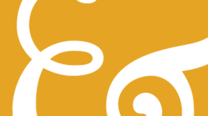 White Poets & Writers ampersand logo on goldenrod background