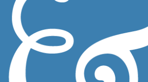 White Poets & Writers ampersand logo on light blue background