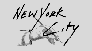 new york city hand writing