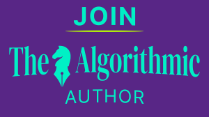 Graphic for 'The Algorithmic Author,' led by an AI Fellow and traditionally published author.  Ask Anything About AI. Get Personalized Answers & Join Great Conversations