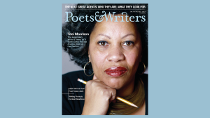 Poets & Writers Magazine July/August 2025 Cover featuring an image of Toni Morrison