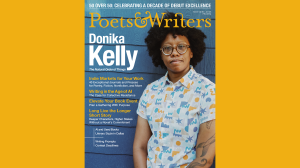 Cover of Poets & Writers Magazine November/December 2025 issue featuring writer Donika Kelly
